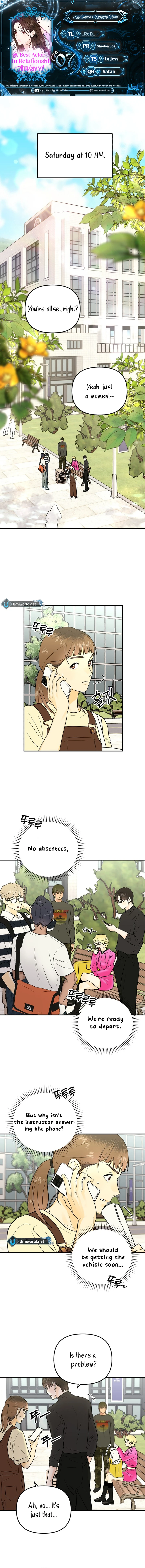 Best Actor in a Relationship Award chapter 7 page 1