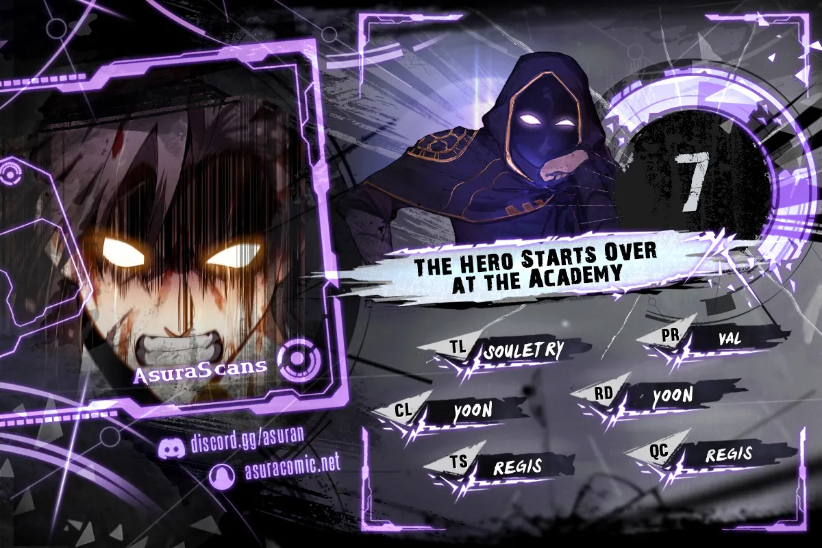 The Hero Starts Over at the Academy chapter 7 page 1