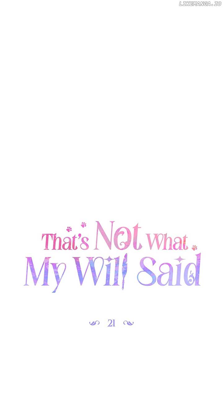 That’s Not What My Will Said chapter 21 page 27