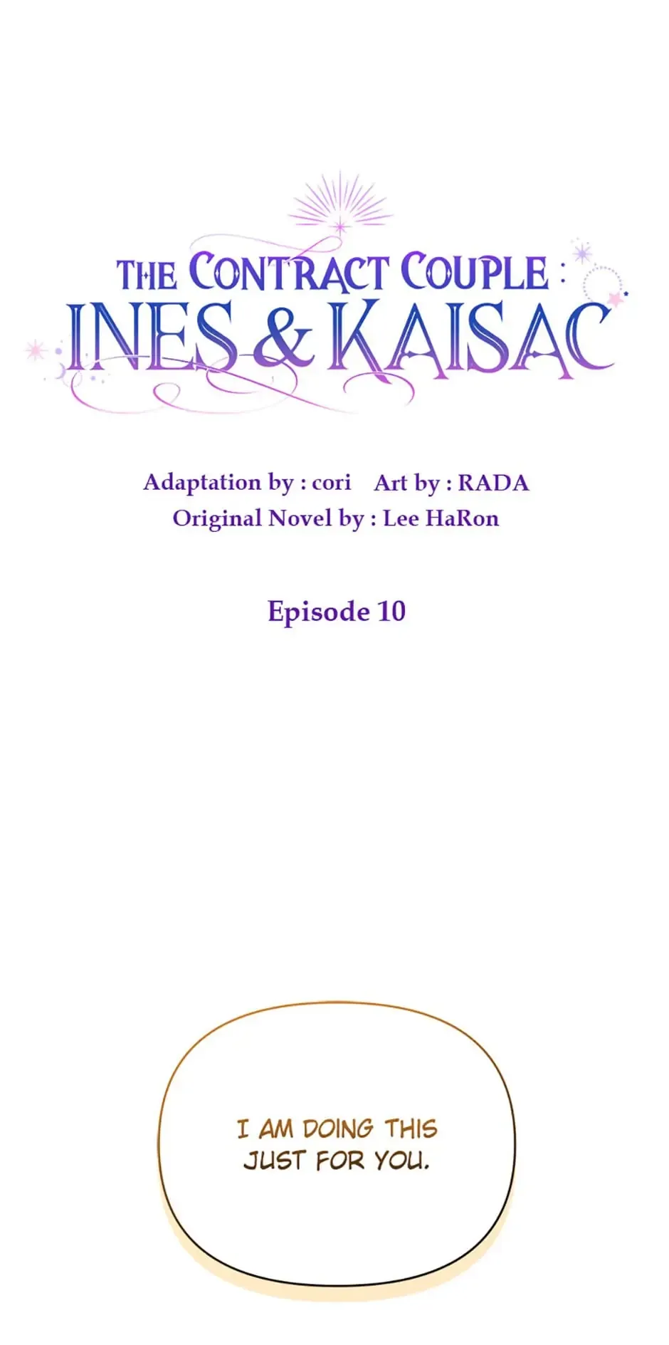 The Contract Couple: Ines & Kaisac chapter 10 page 1