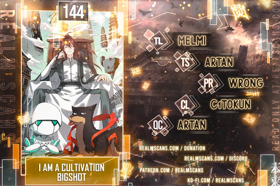 I’m Actually a Cultivation Bigshot chapter 144 page 1