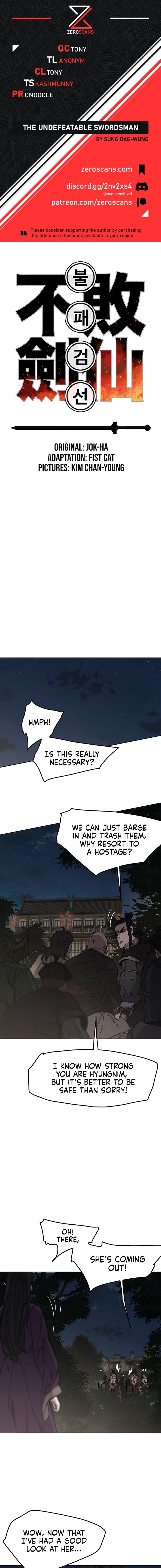 The Undefeatable Swordsman chapter 39 page 1