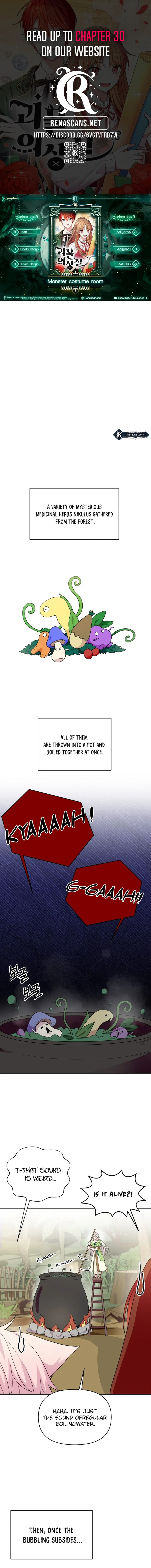 Monster costume room chapter 15 page 1