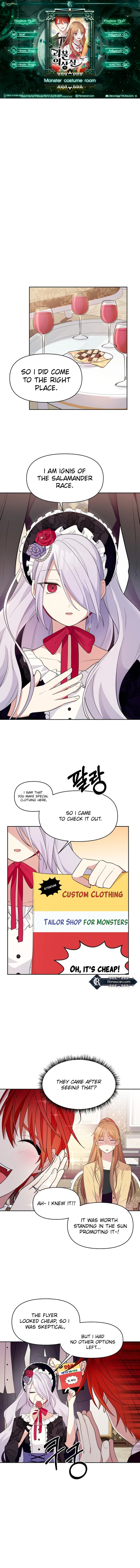 Monster costume room chapter 3 page 1