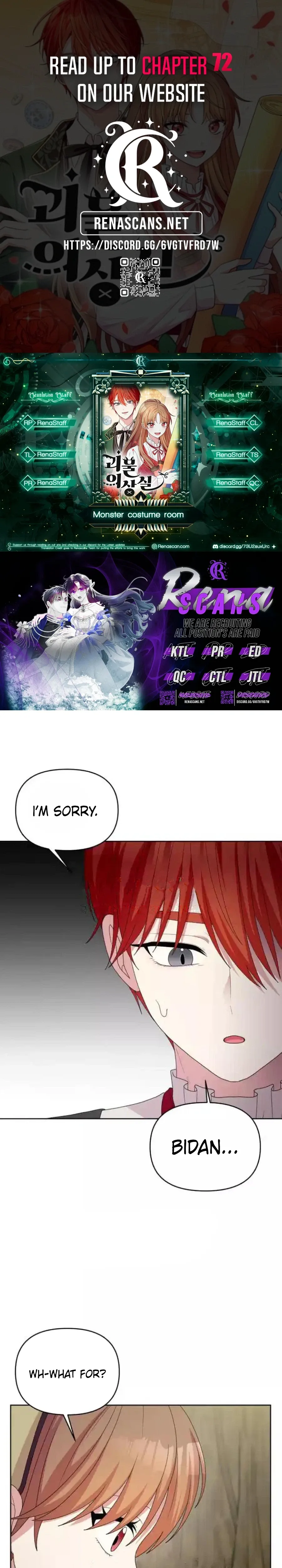 Monster costume room chapter 54 page 1