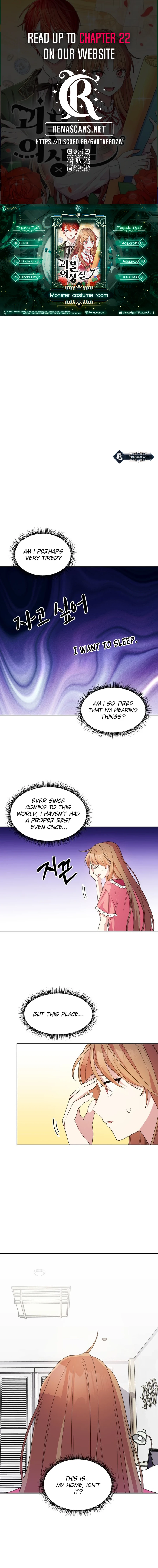 Monster costume room chapter 9 page 1