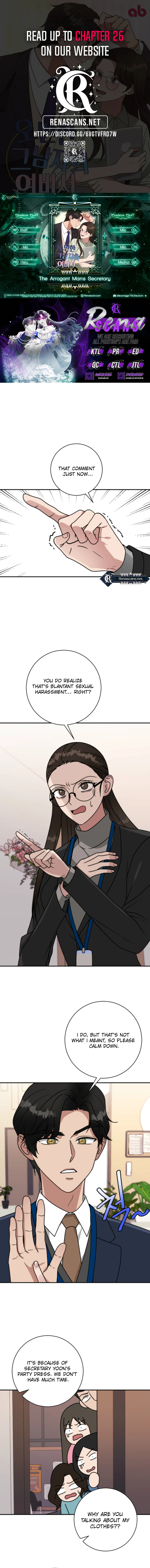 The Arrogant Man’s Secretary chapter 10 page 1