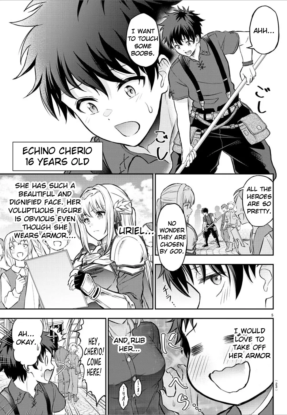 Cherry Hero and the “Holy” Sword chapter 1 page 7