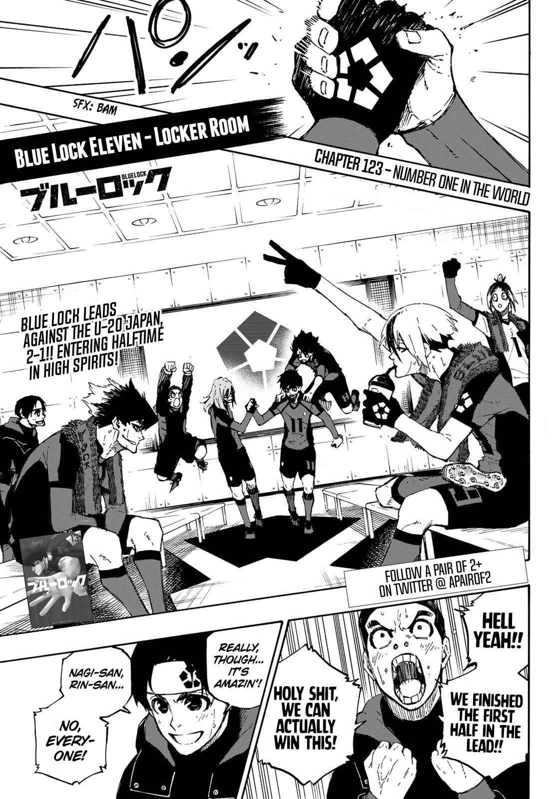 Blue Lock chapter 123 page 1