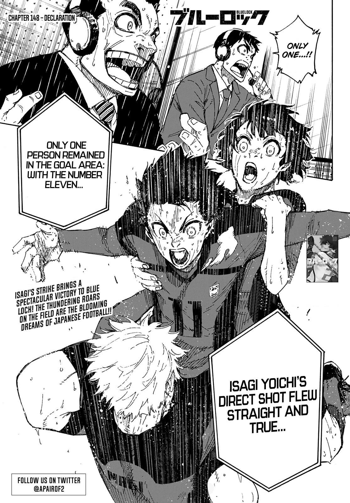 Blue Lock chapter 148 page 1