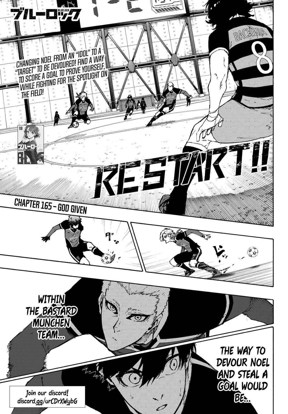 Blue Lock chapter 165 page 1