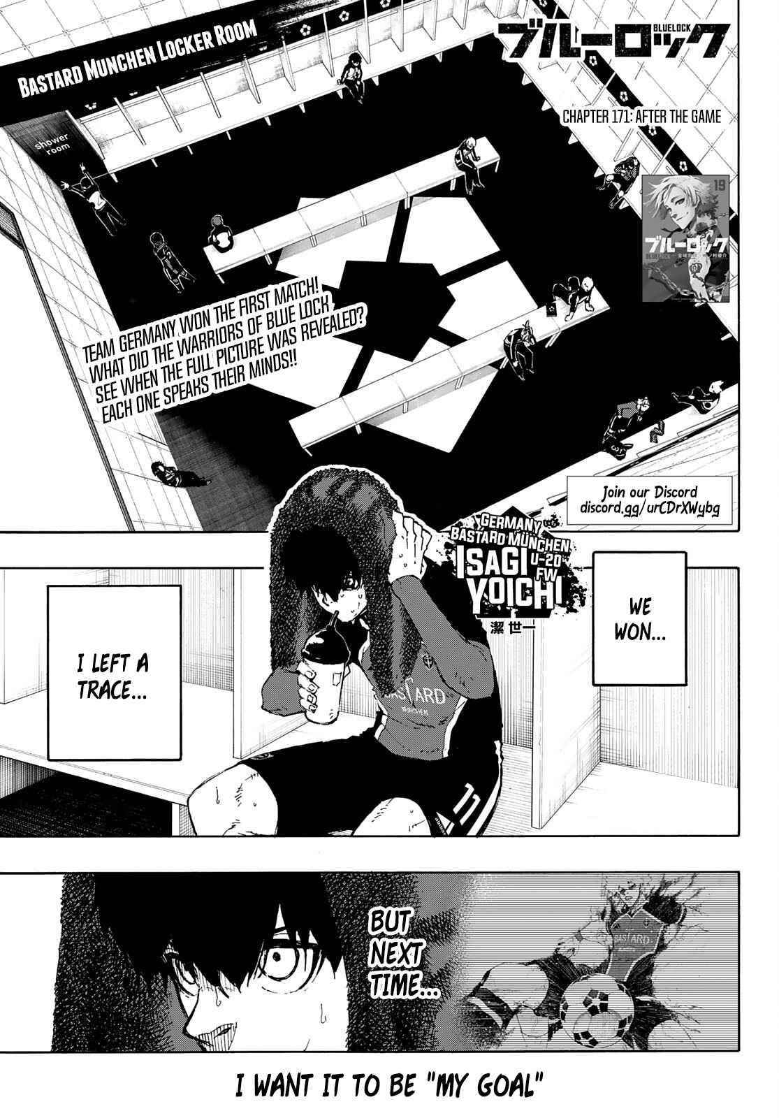 Blue Lock chapter 171 page 1