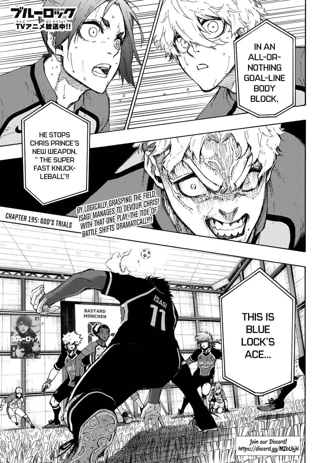 Blue Lock chapter 195 page 1