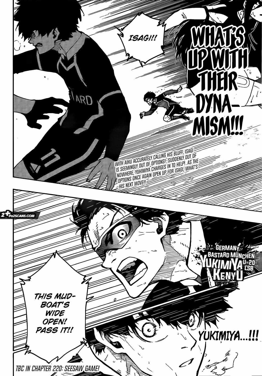 Blue Lock chapter 219 page 19