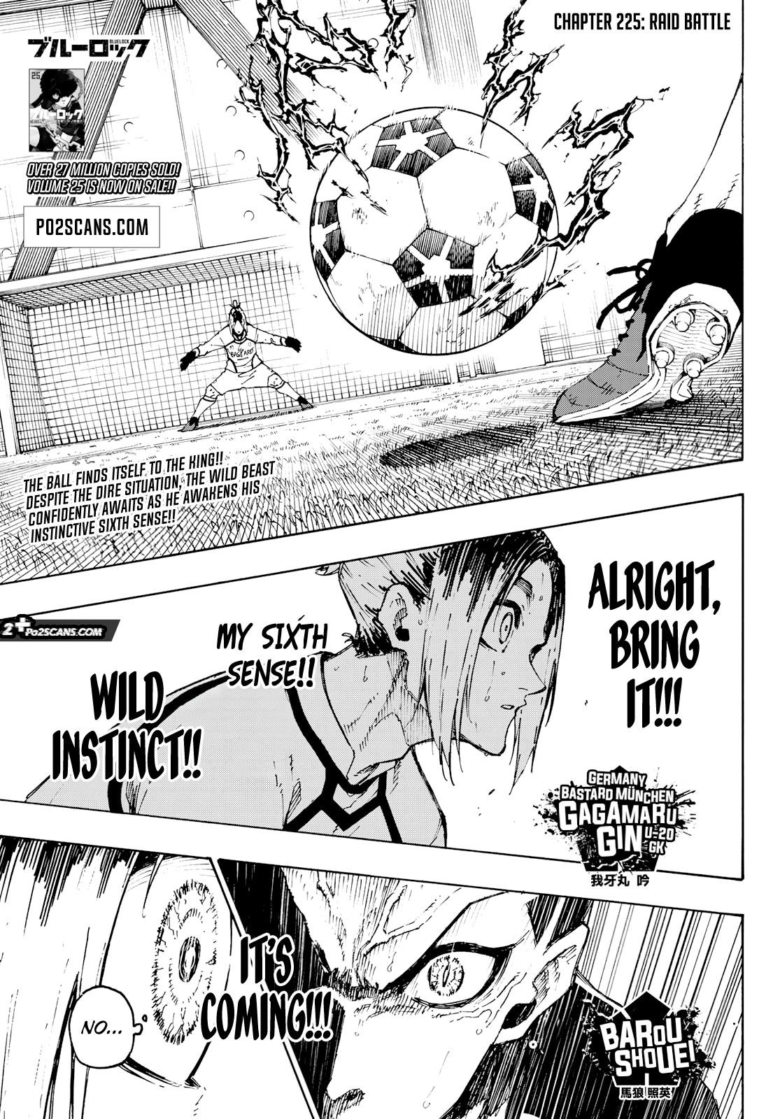 Blue Lock chapter 225 page 1