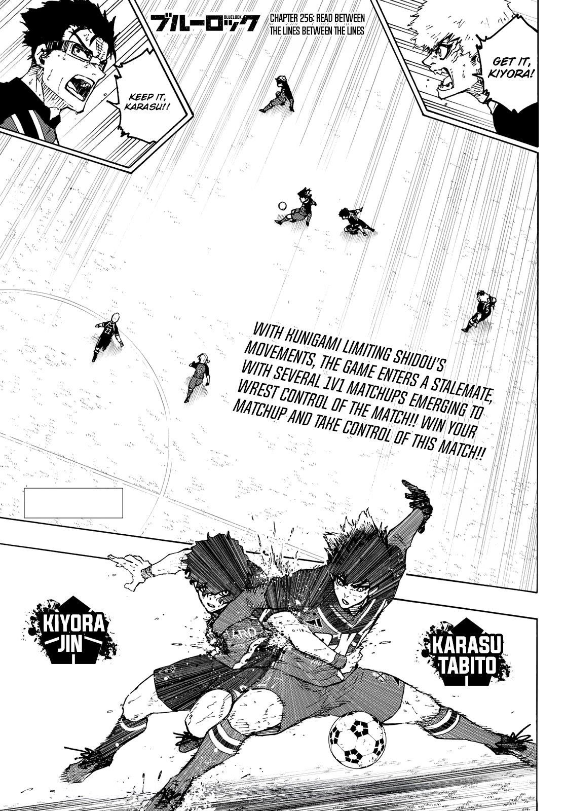 Blue Lock chapter 256 page 1