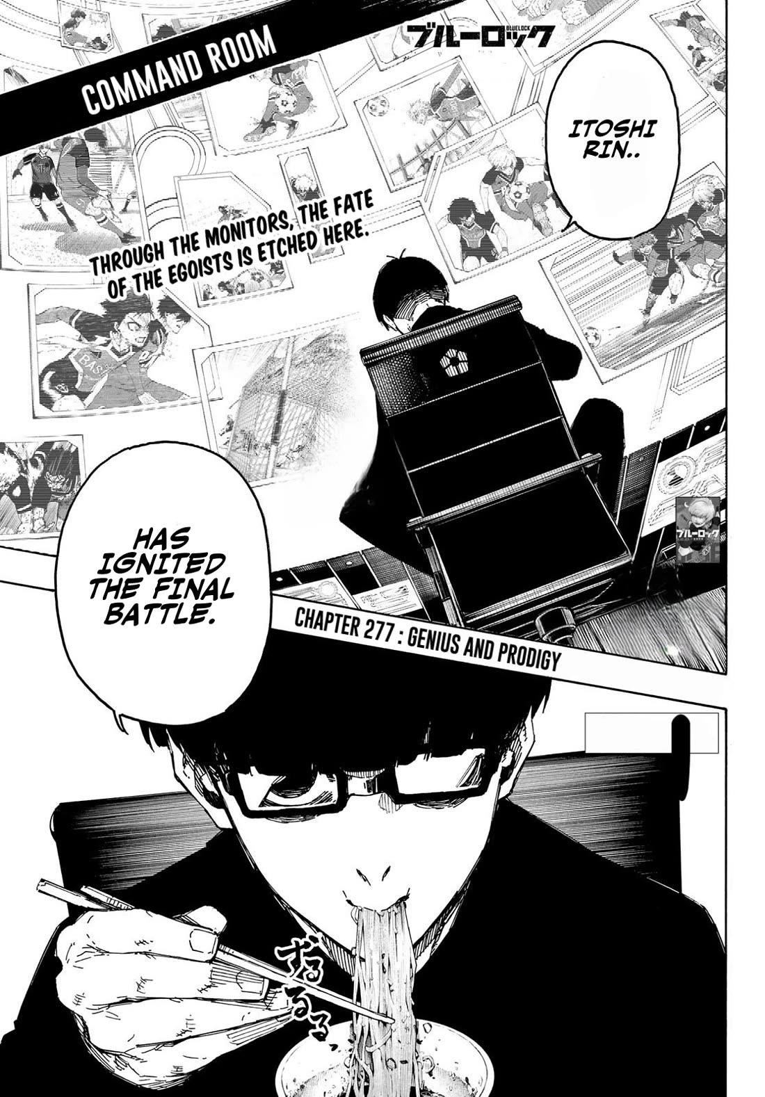 Blue Lock chapter 277 page 1