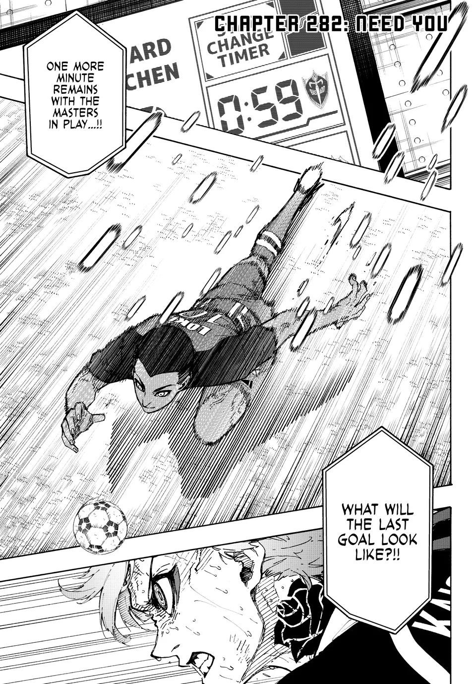 Blue Lock chapter 282 page 1