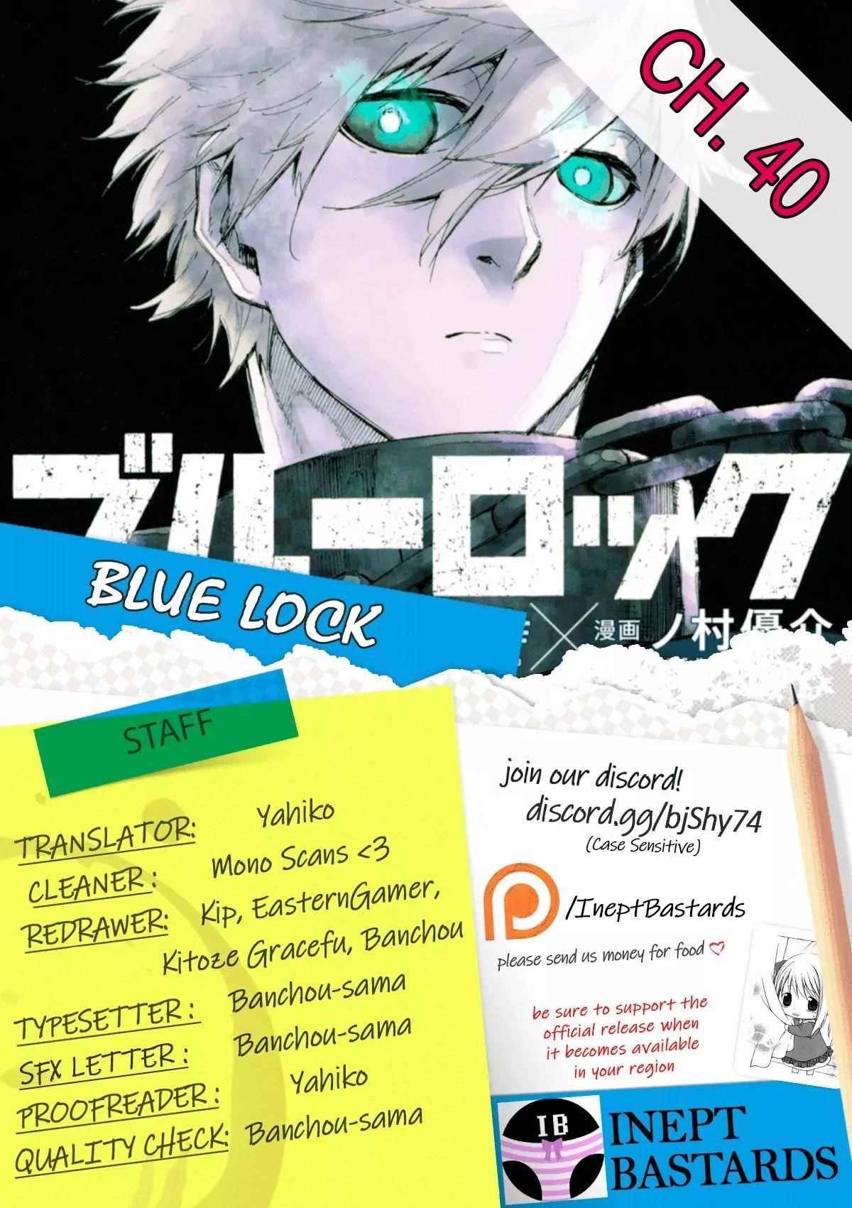 Blue Lock chapter 40 page 1