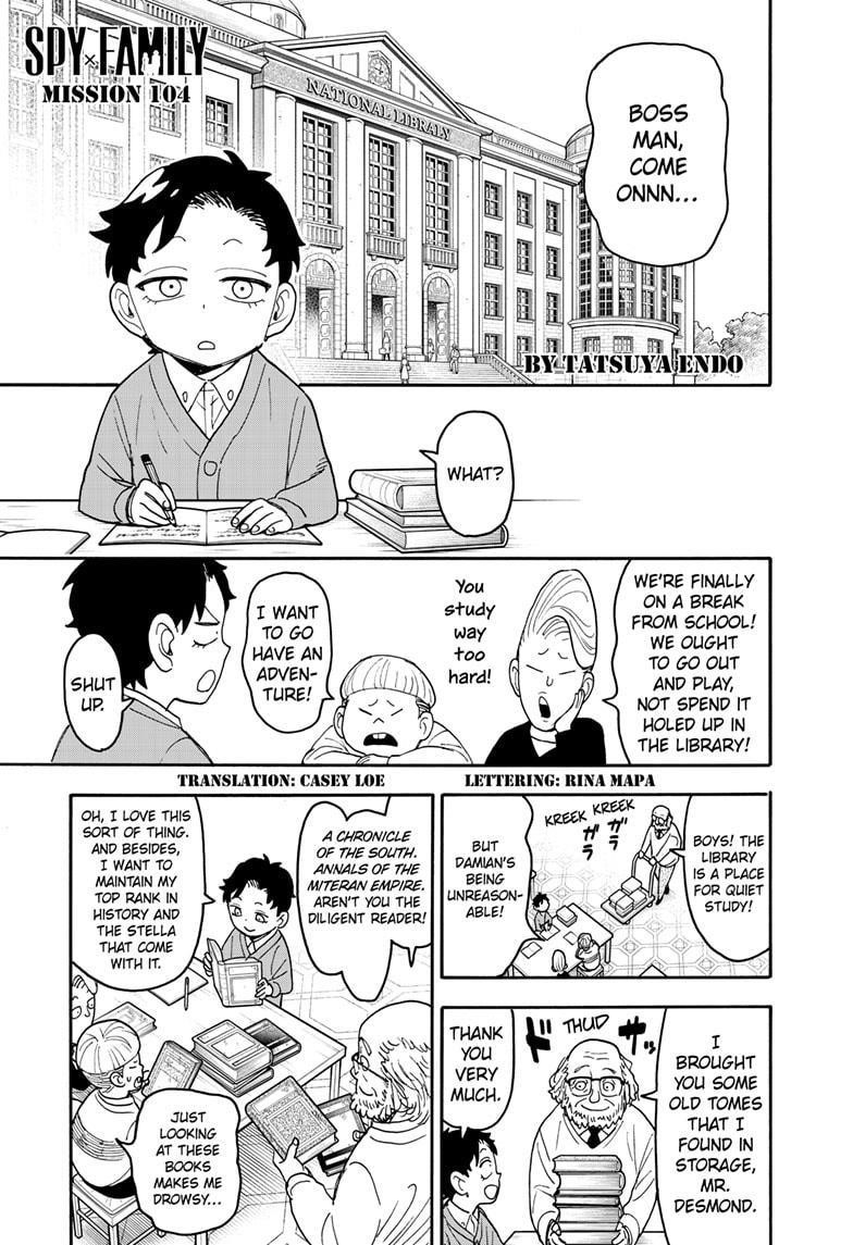 Spy X Family chapter 104 page 1