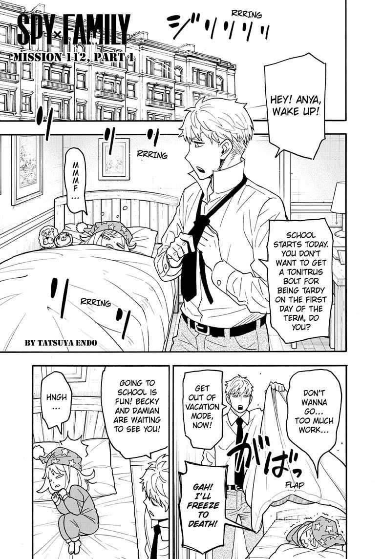 Spy X Family chapter 112.1 page 1