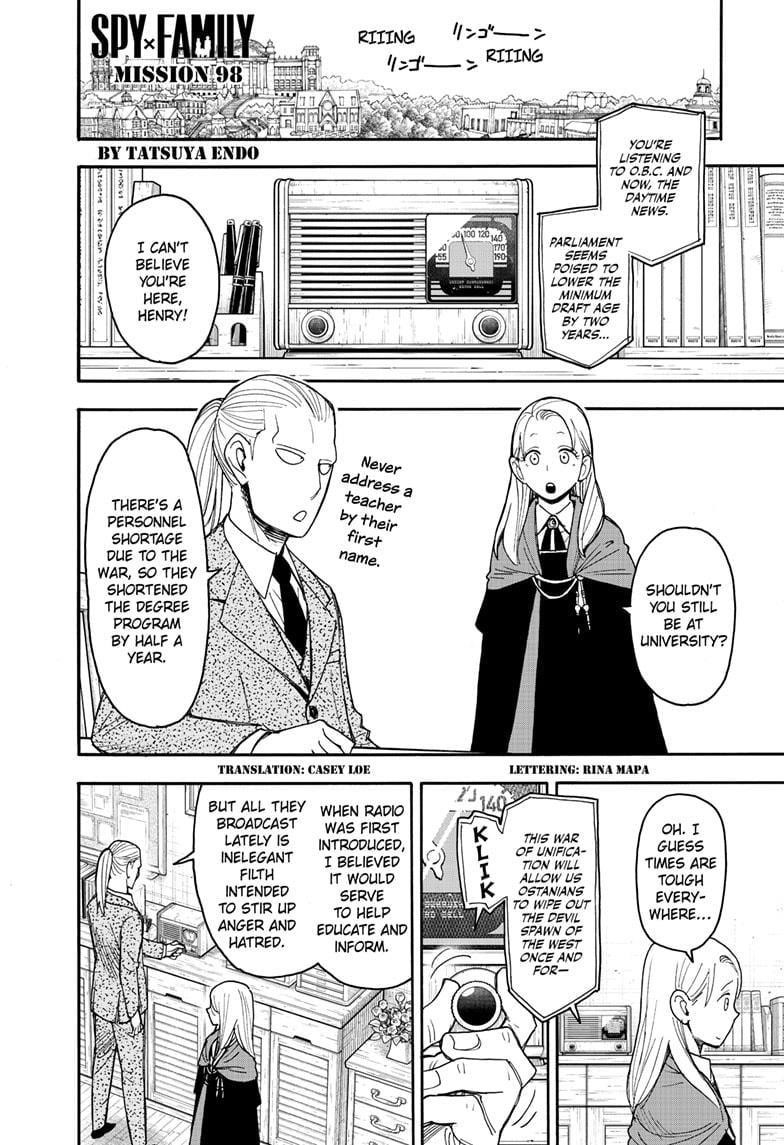 Spy X Family chapter 98 page 1