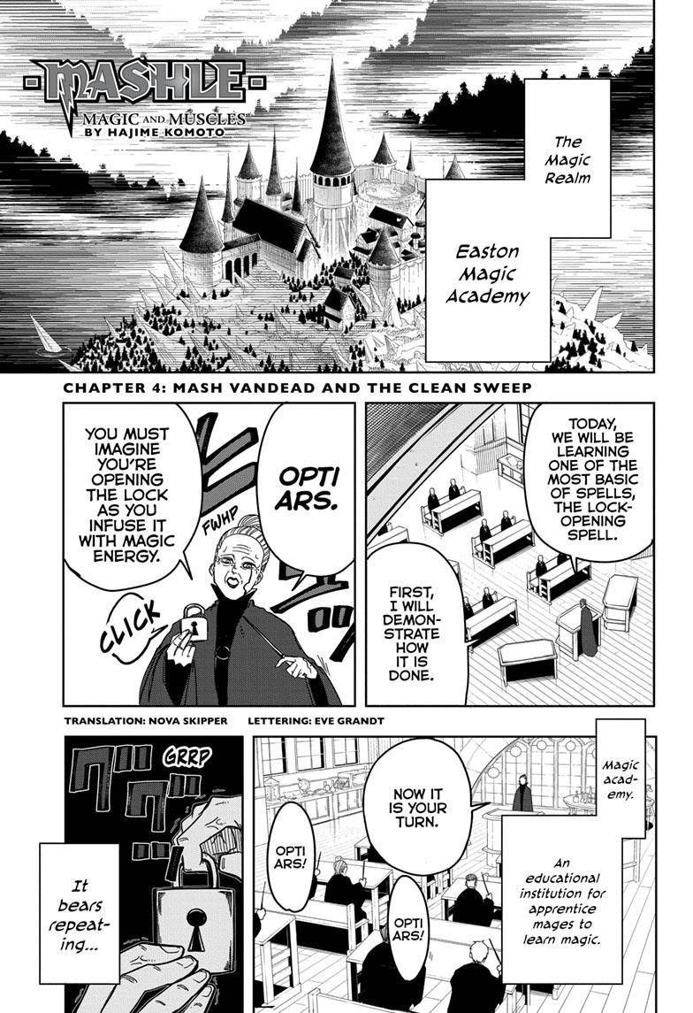Mashle chapter 4 page 1