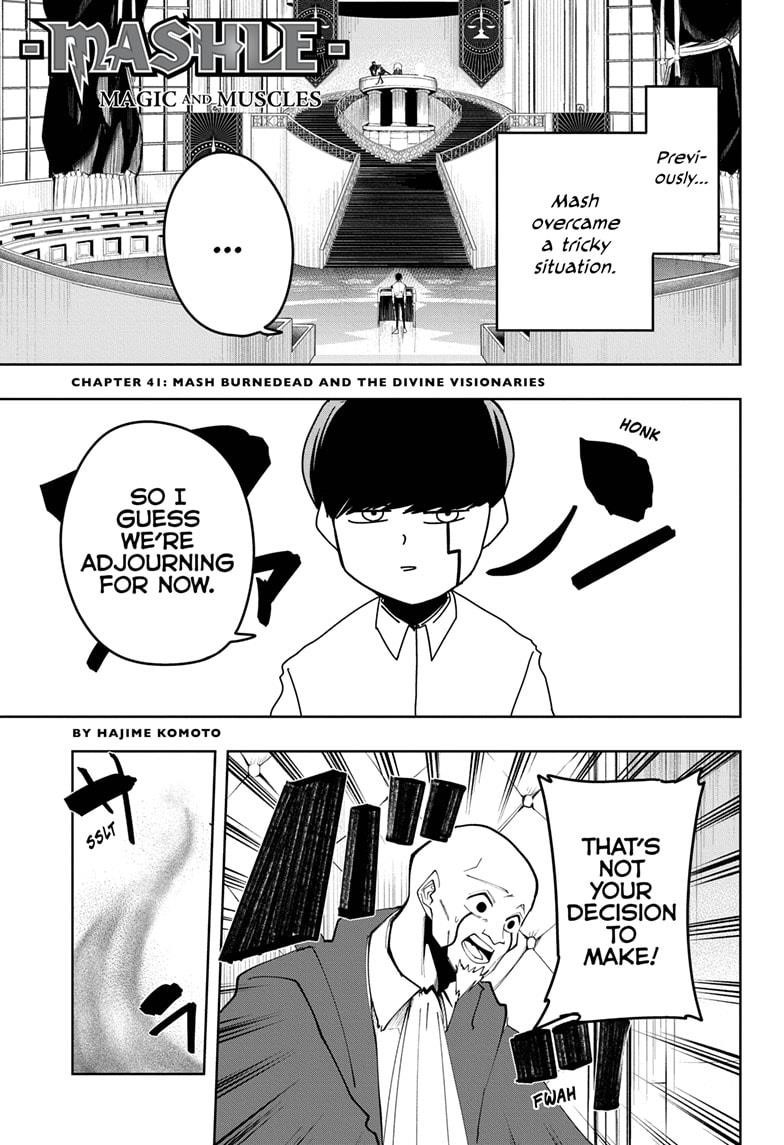 Mashle chapter 41 page 1