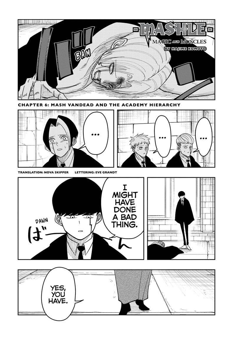Mashle chapter 6 page 1