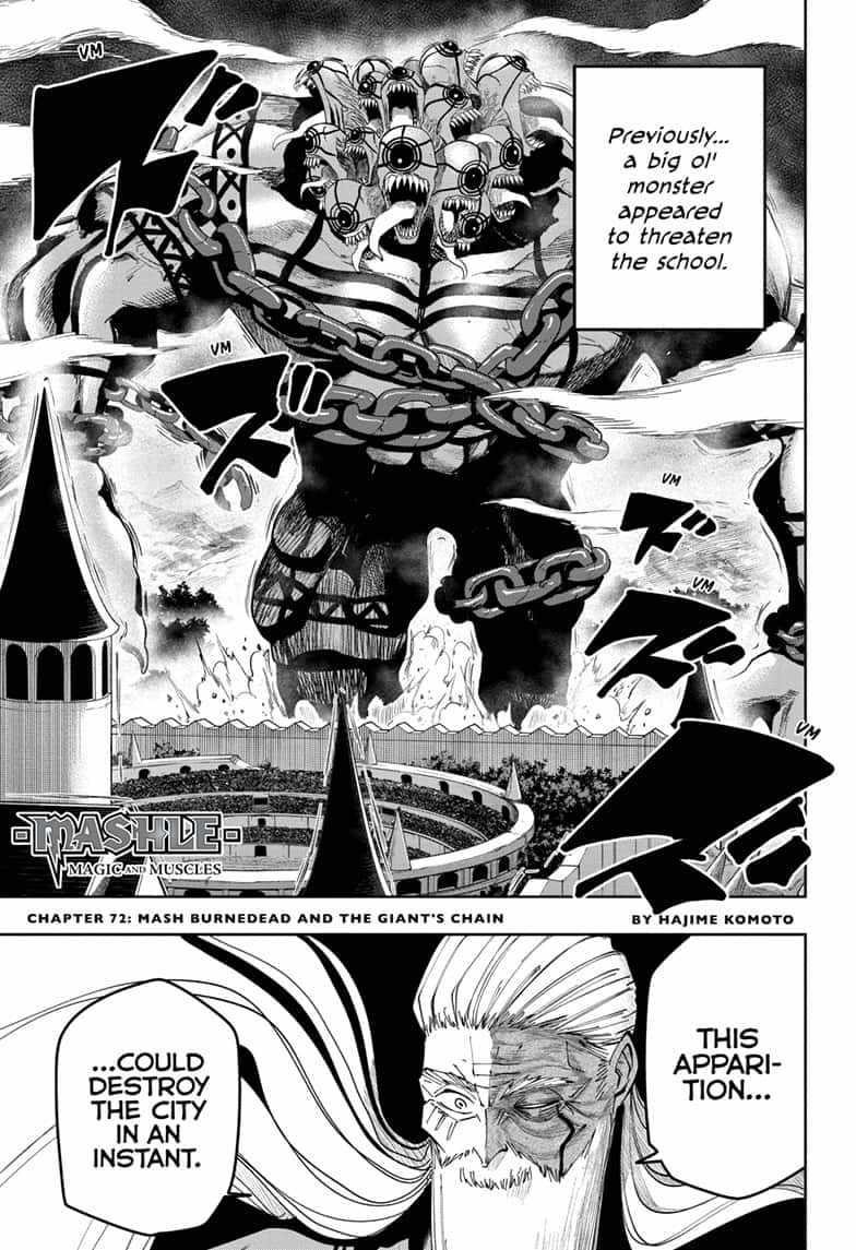 Mashle chapter 72 page 1