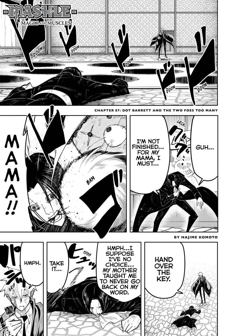 Mashle chapter 87 page 1