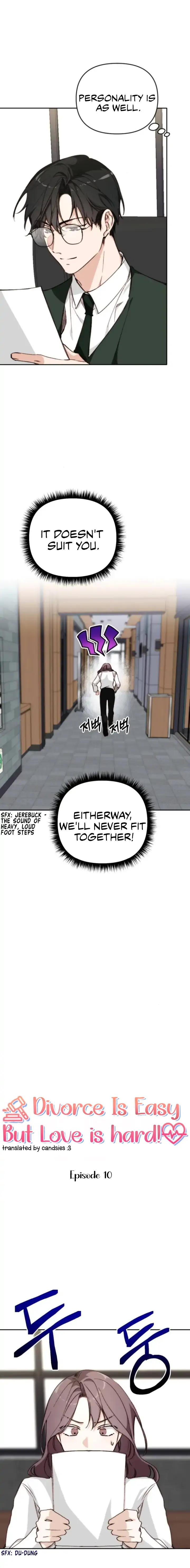 Divorce Is Easy, But Love Is Hard chapter 10 page 9