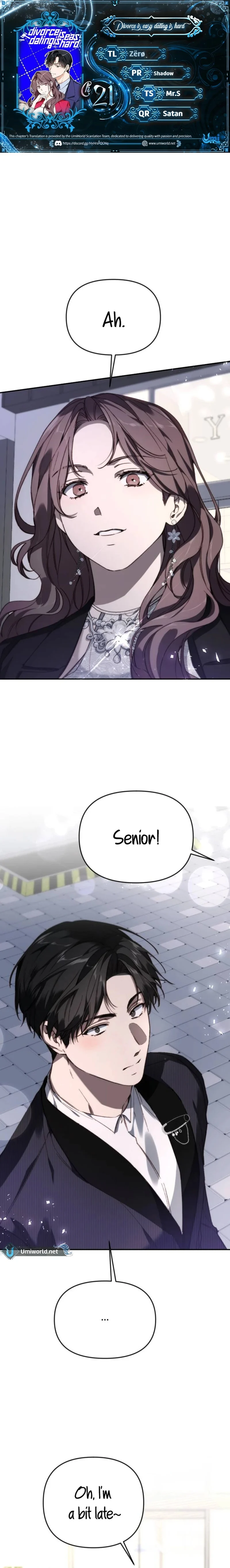 Divorce Is Easy, But Love Is Hard chapter 21 page 1