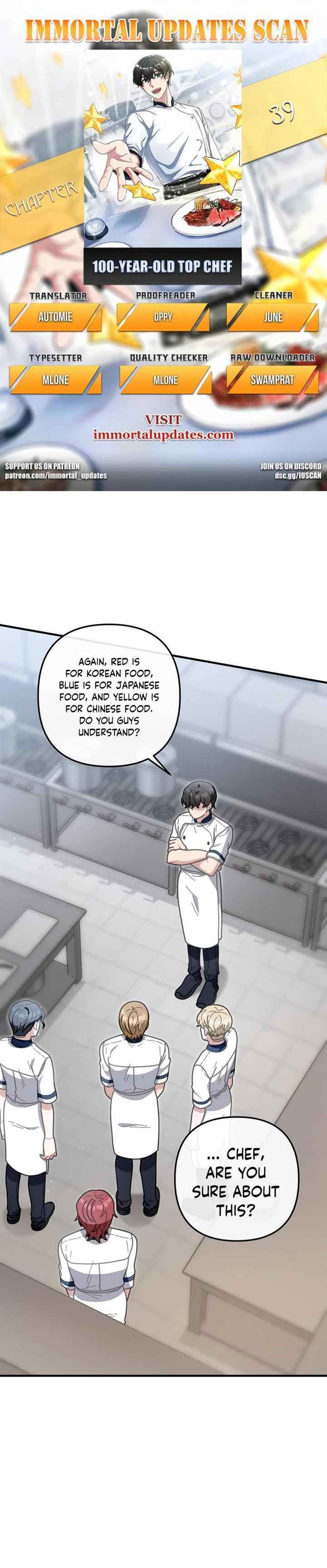 100-Year-Old Top Chef chapter 39 page 1