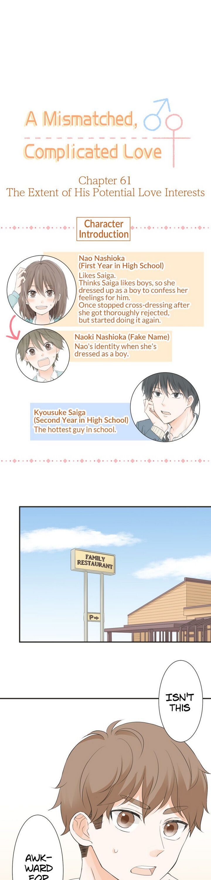 A Mismatched Complicated Love chapter 61 page 1