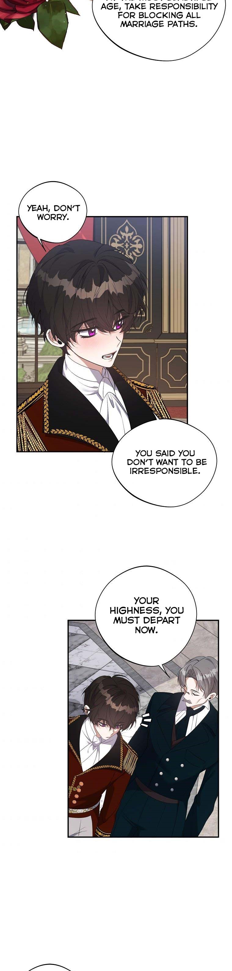 A male protagonist is blocking my way chapter 35 page 24