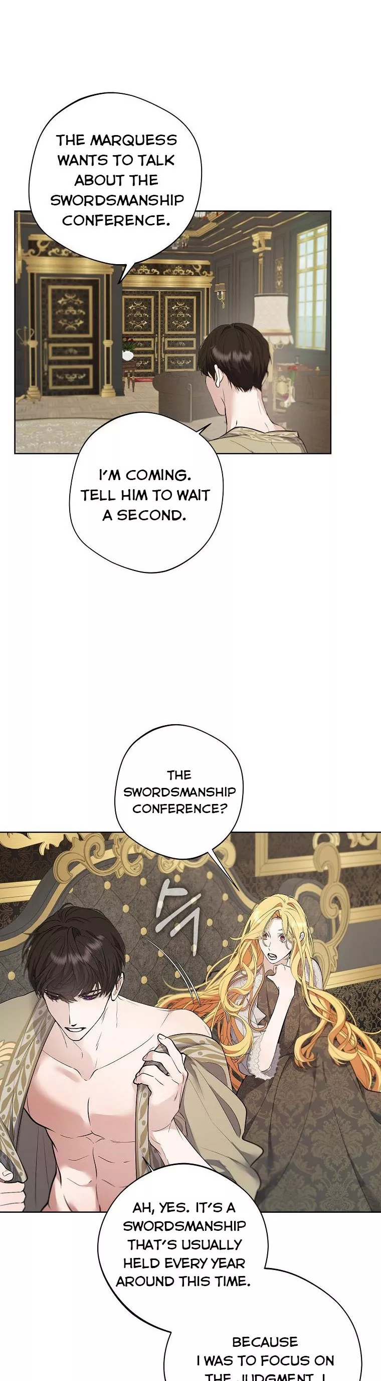 A male protagonist is blocking my way chapter 61 page 15