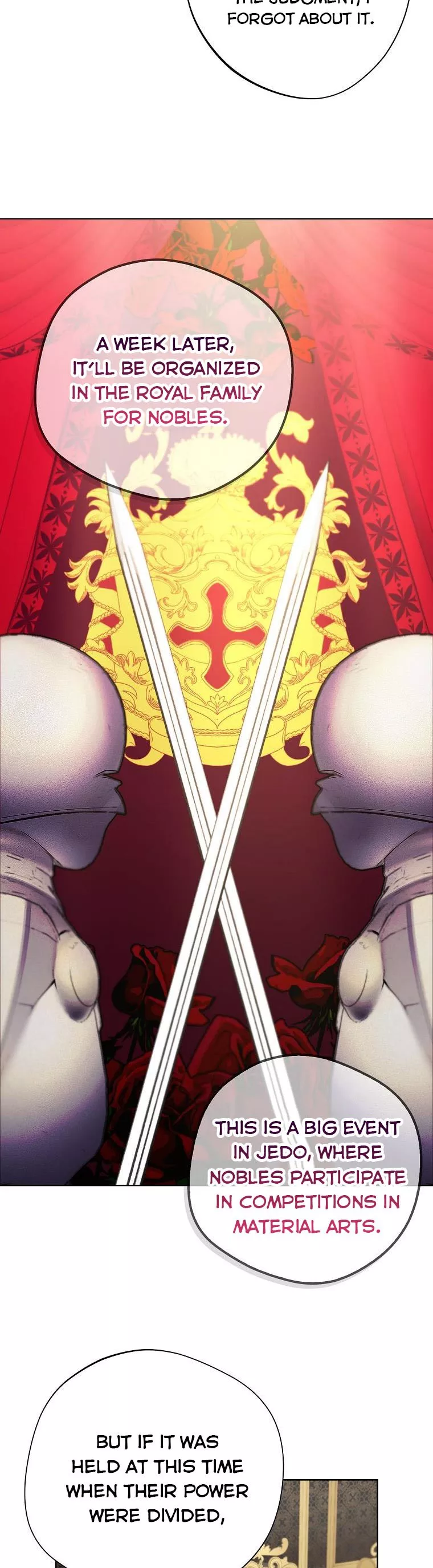 A male protagonist is blocking my way chapter 61 page 16