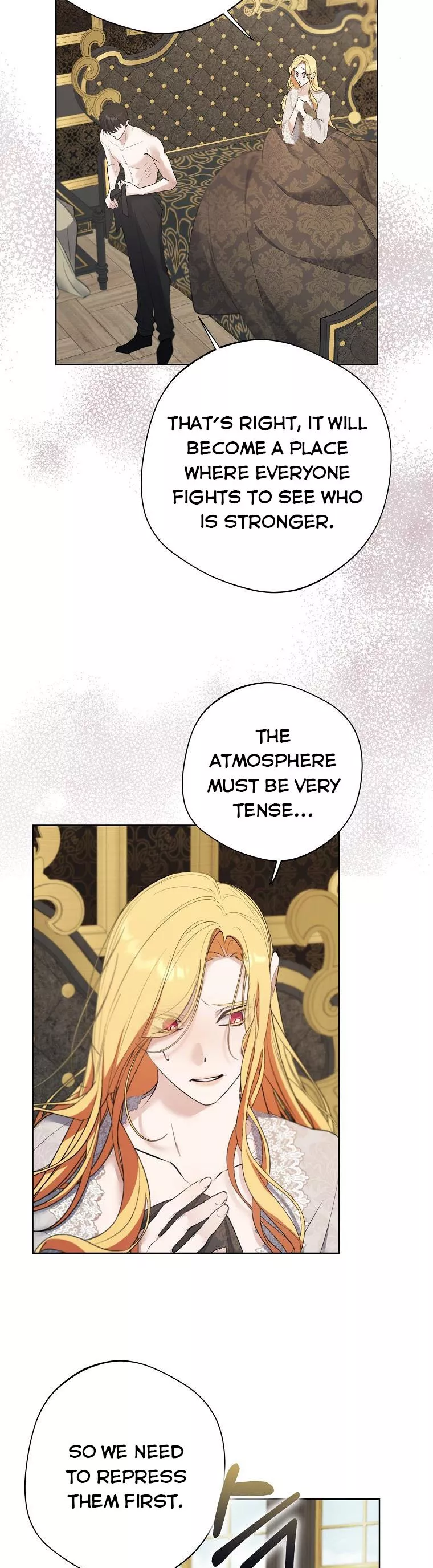 A male protagonist is blocking my way chapter 61 page 17
