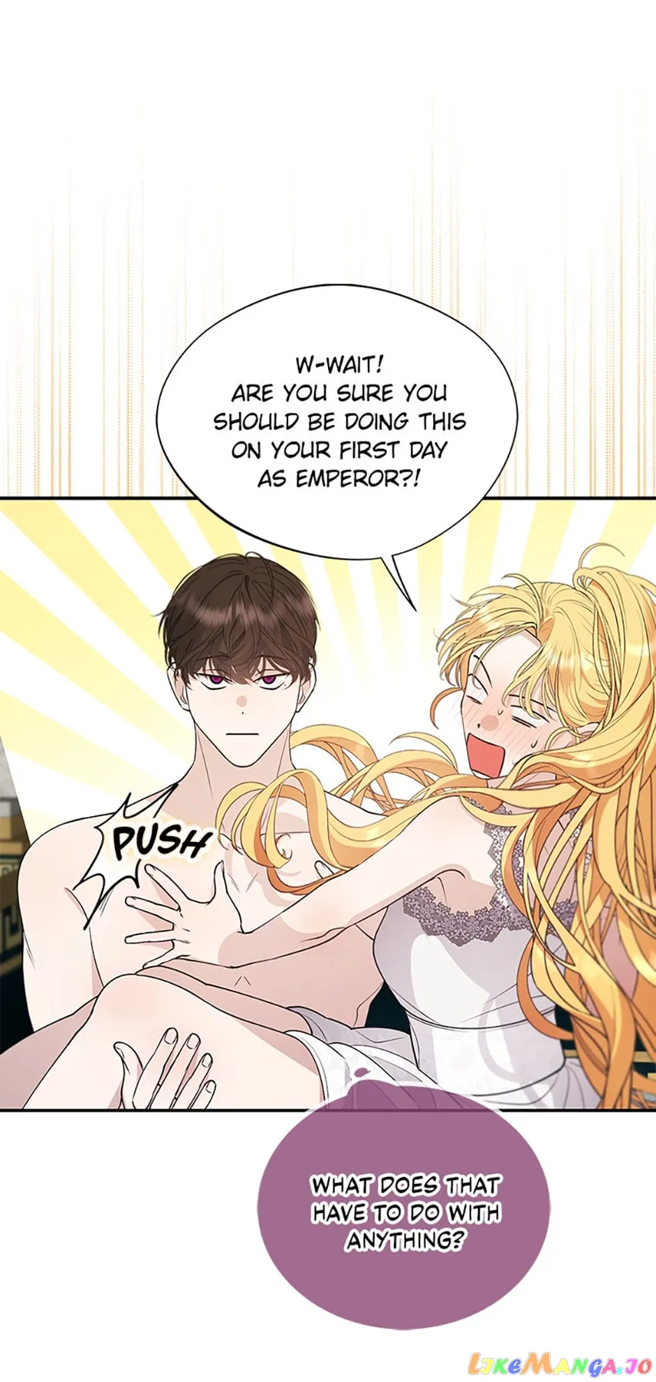 A male protagonist is blocking my way chapter 73 page 21