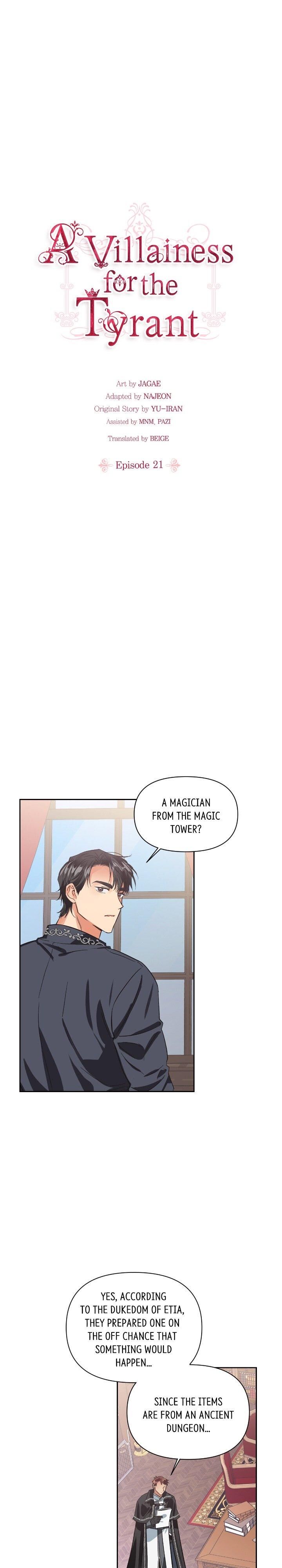 A Villain Is A Good Match For A Tyrant chapter 21 page 1