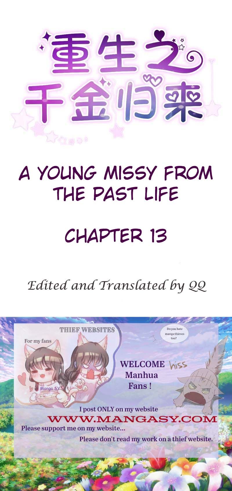 A Young Miss Past Life chapter 13 page 1