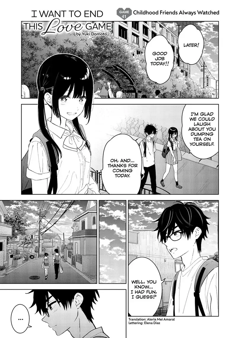 Aishiteru Game wo Owarasetai chapter 41 page 1
