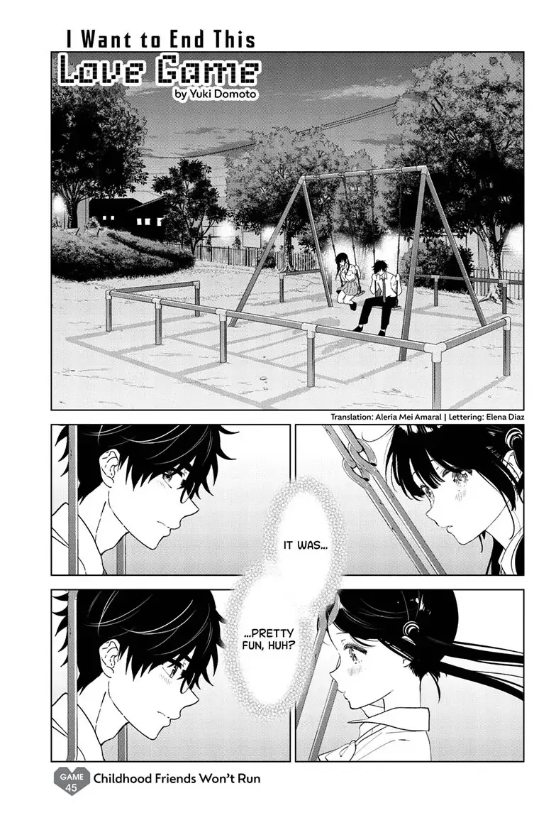 Aishiteru Game wo Owarasetai chapter 45 page 2