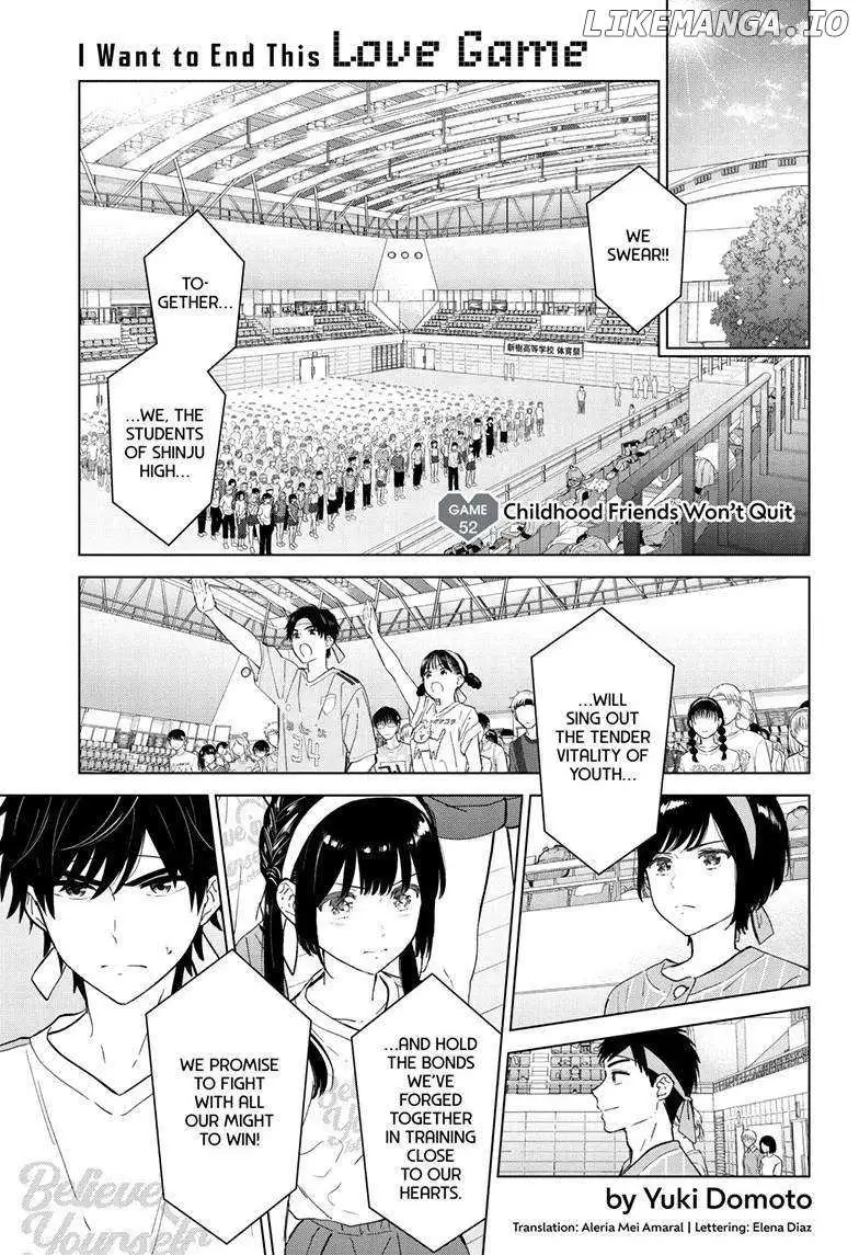 Aishiteru Game wo Owarasetai chapter 52 page 2