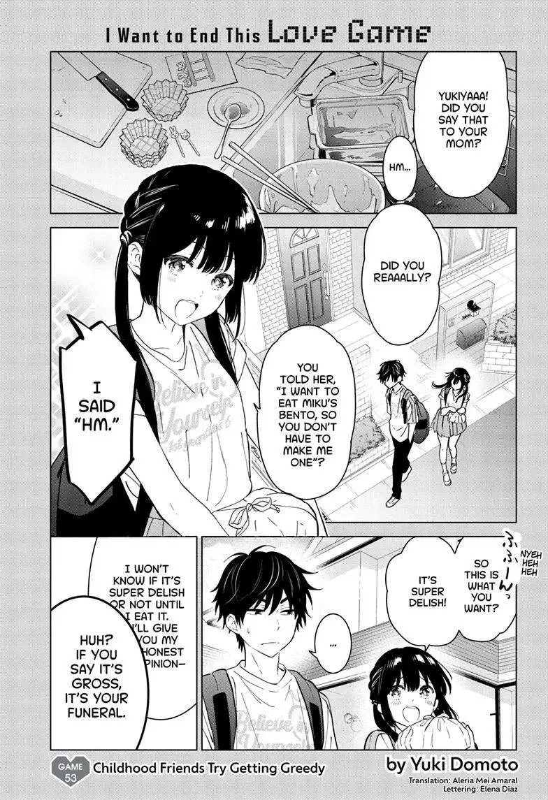 Aishiteru Game wo Owarasetai chapter 53 page 2