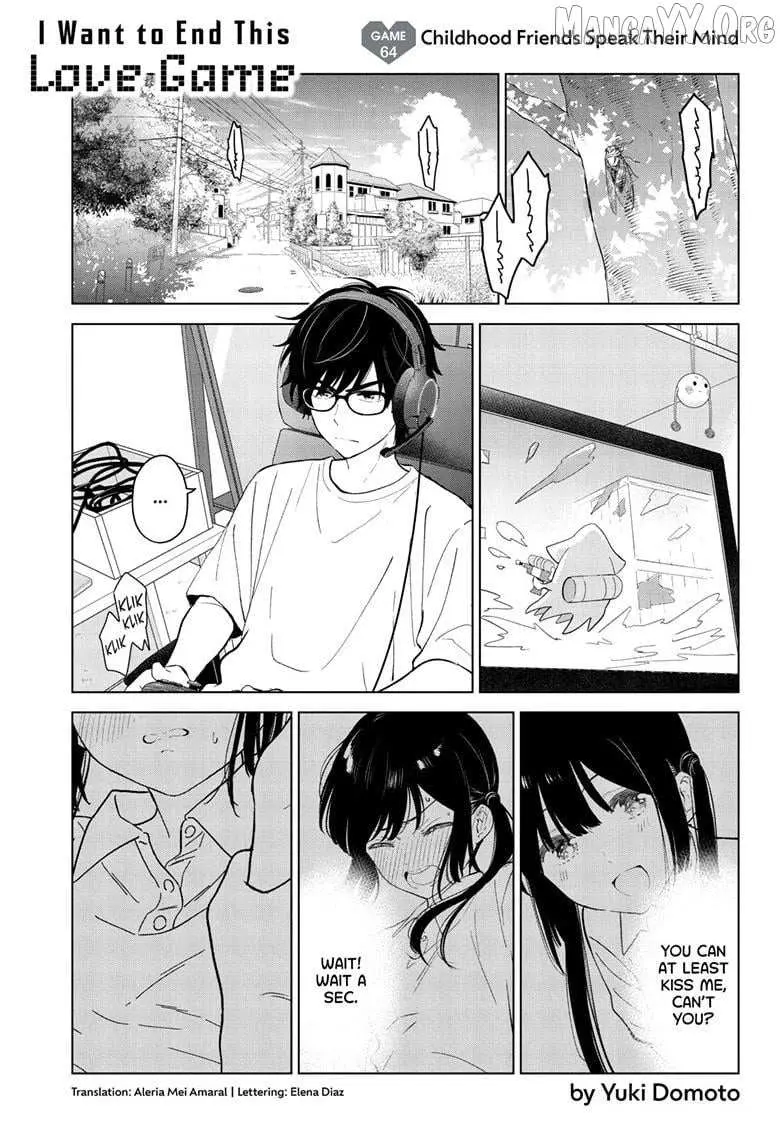 Aishiteru Game wo Owarasetai chapter 64 page 1