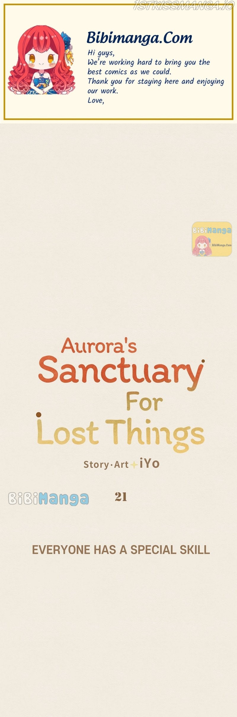 Aurora’s Sanctuary for Lost Things chapter 21 page 1