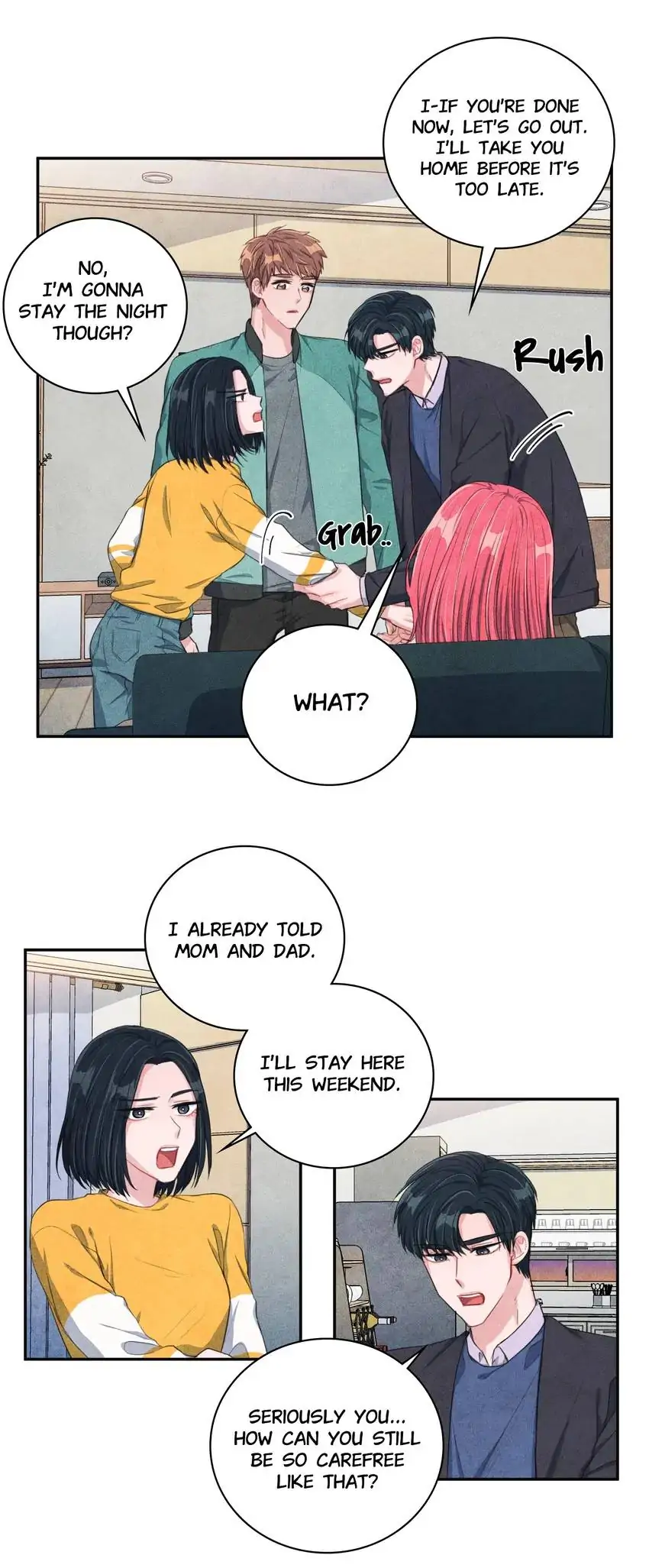 Backstage Kiss Scene chapter 15 page 22