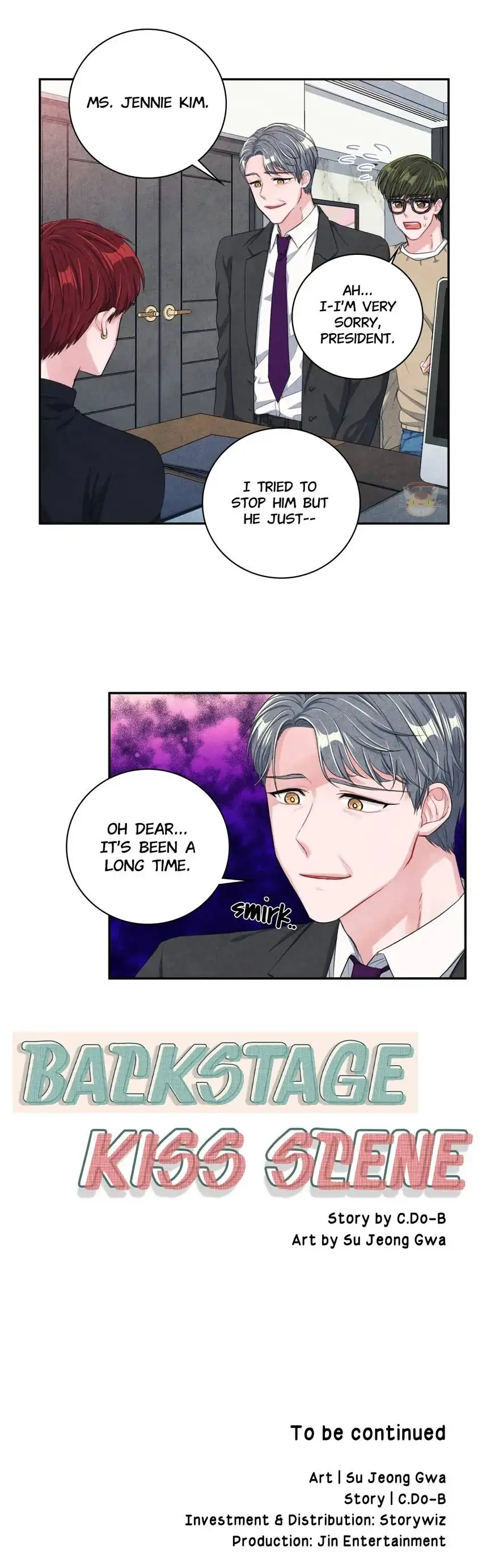 Backstage Kiss Scene chapter 15 page 31